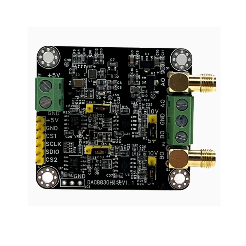 

DAC8830 module high-precision 16 bit dual voltage output digital to analog converter 0-5V 0-10V ± 10V