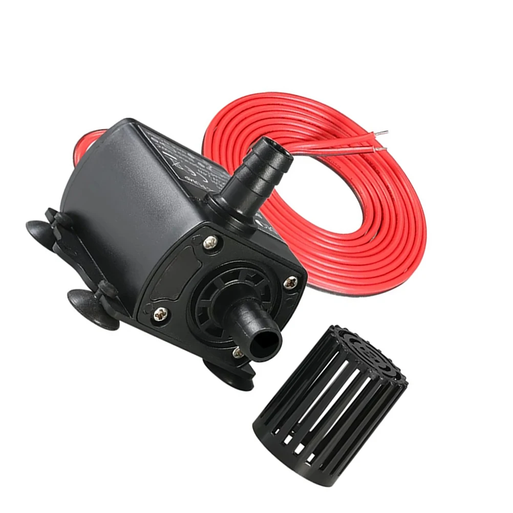 

Micro DC Water Pump Black Chargeable Fish Tank Cooling Aquarium Supplies Submersible Fountain Mini Low Noise to 10 Water