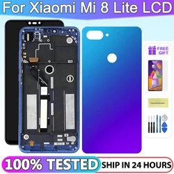 AAA Quality 6.26'' Display Replacement for Xiaomi Mi 8 Lite mi8 lite Global LCD Touch Screen Digitizer Assembly For mi8 lite LCD