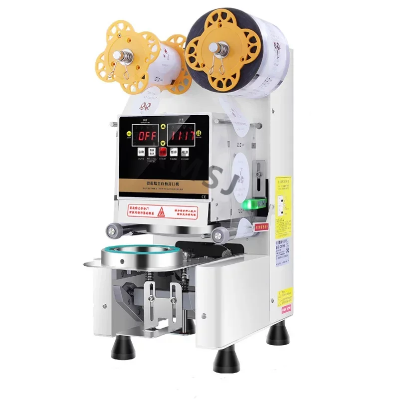 

Boba Tea Equipment Film 90/95mdollp Sealerclothes Outfit Toy PP Cups Automatic Cup Sealinsuit Costumea20cmss Steel Plastic 1 Set