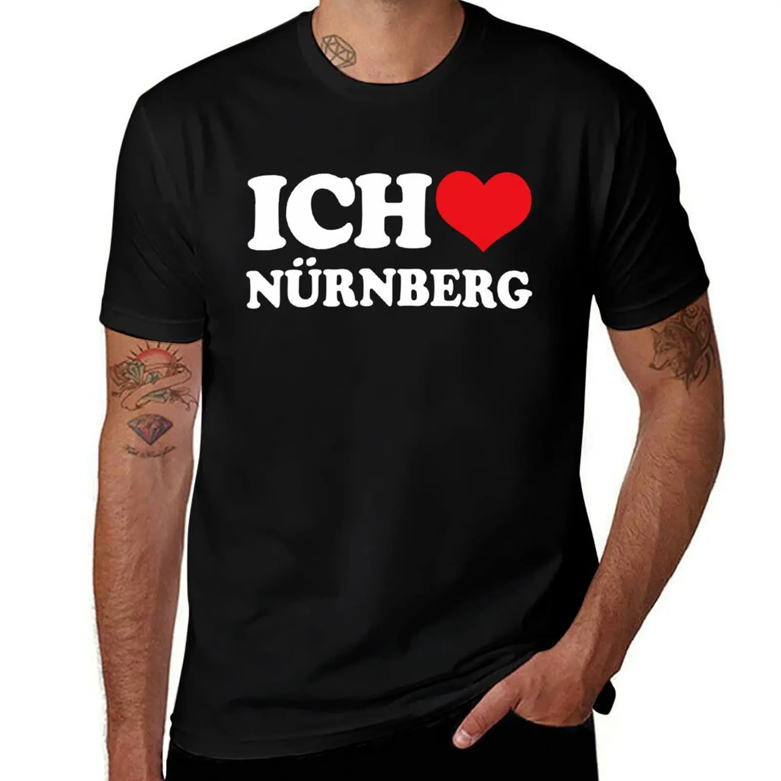 

I Love Nürnberg, I Heart Nürnberg T-Shirt man t shirt designer man t shirts cotton funny t shirts cotton T-Shirt