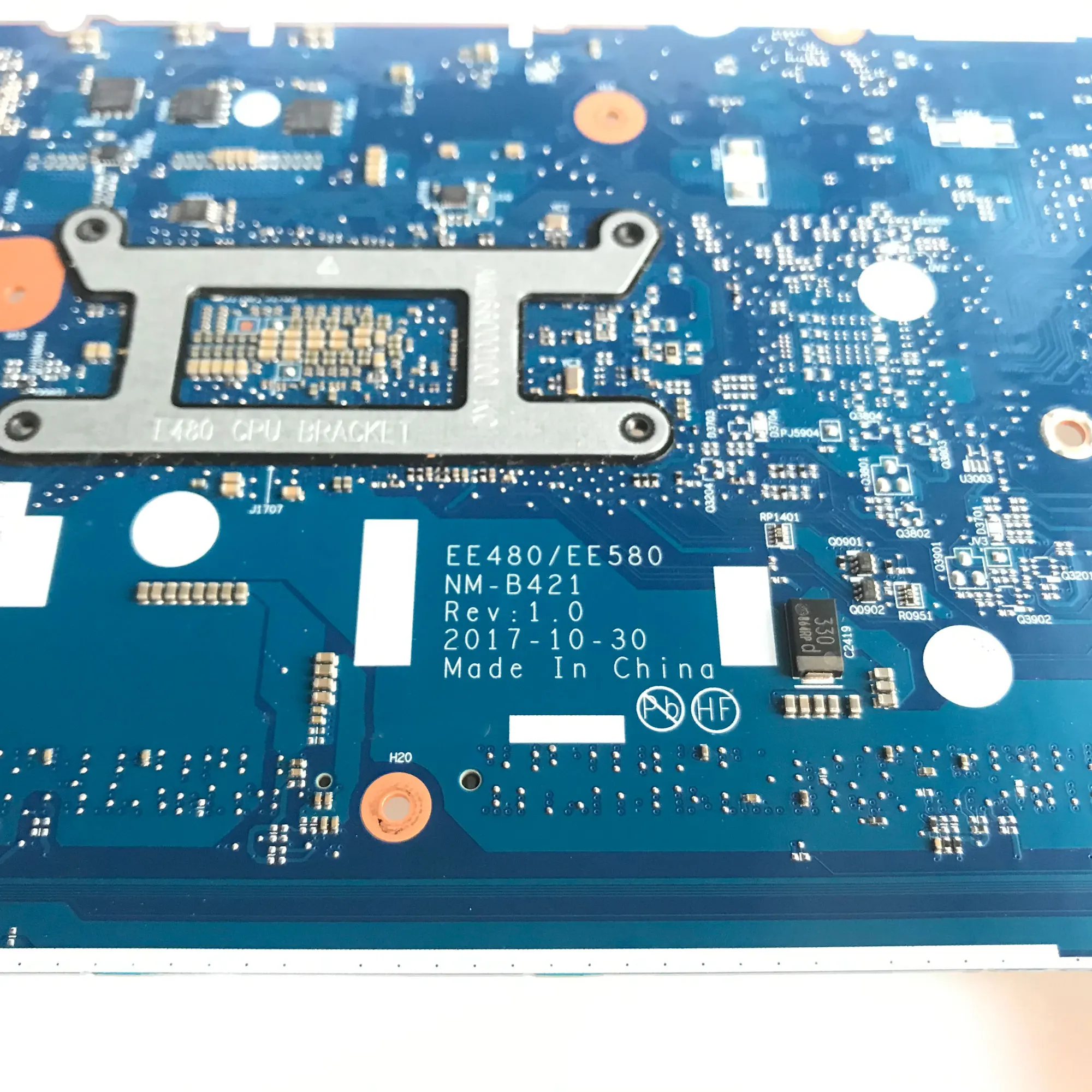 Lenovo Thinkpad E480 E580 노트북 마더보드 i3 i5 i7-7th/8th Gen CPU DDR4 UMA 01LW193 테스트용 EE480/EE580 NM-B421 마더보드