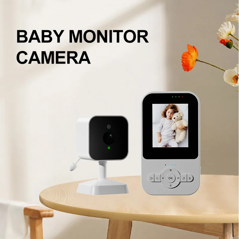C2 wireless baby monitor with night vision child monitoring baby monitor 2.4 inch screen