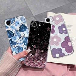Creative Case For iPhone 16E 2025 Cute Amine Phone Shell For iPhone16E Soft TPU Clear Lightweight Silicone Protective Back Cover