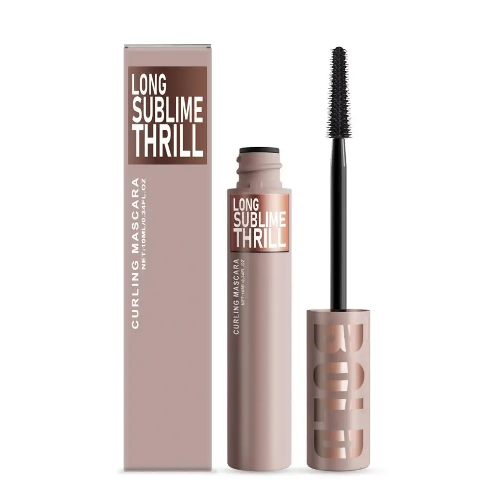 Verlängernde Volumen-Mascara, langlebig, schnell trocknend, verdickend, leicht, wasserfest, wischfest, waschbar, Curling-Mascara
