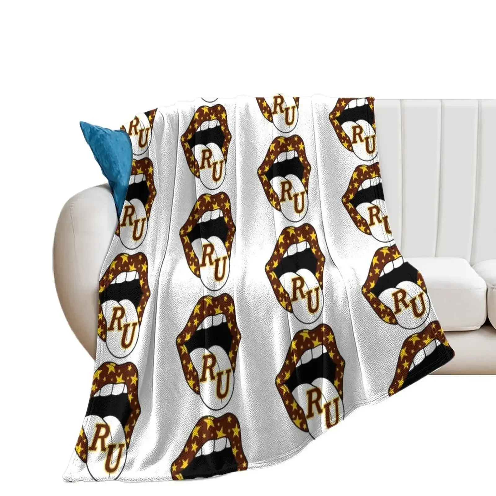 Rowan universidade lance cobertor lençóis infantis cobertores