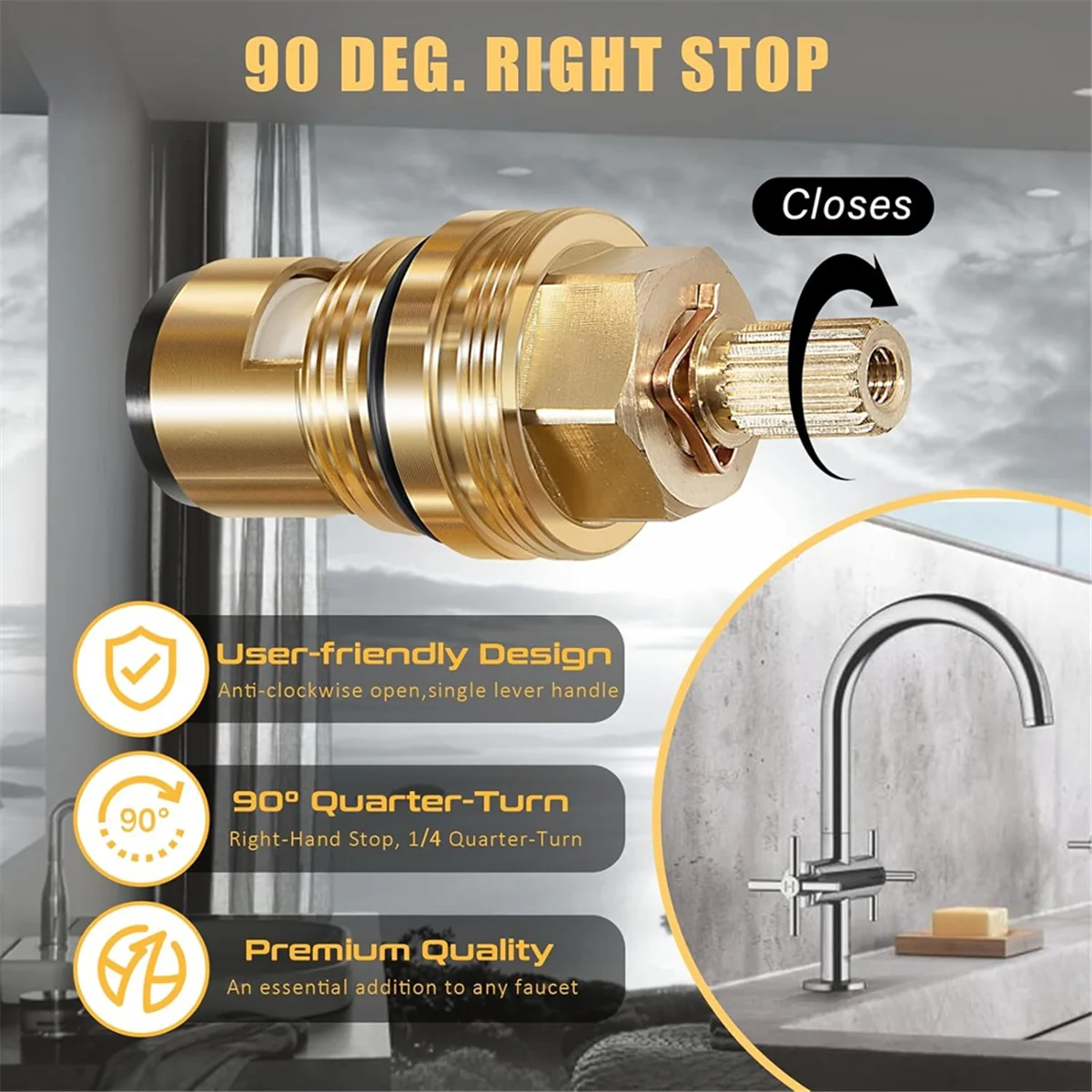 AAA87 5882000   Substituição quente para água quente cerâmica e cerâmica