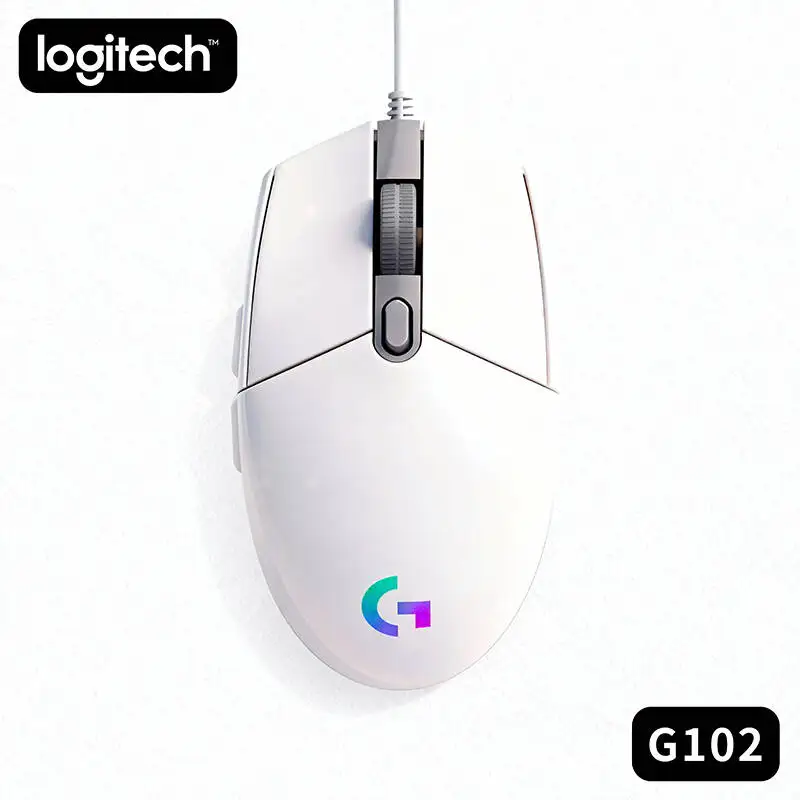 

Logitech G102 Wired RGB Mouse 6 Programmable Buttons Lightweight for Gaming & Daily Use
