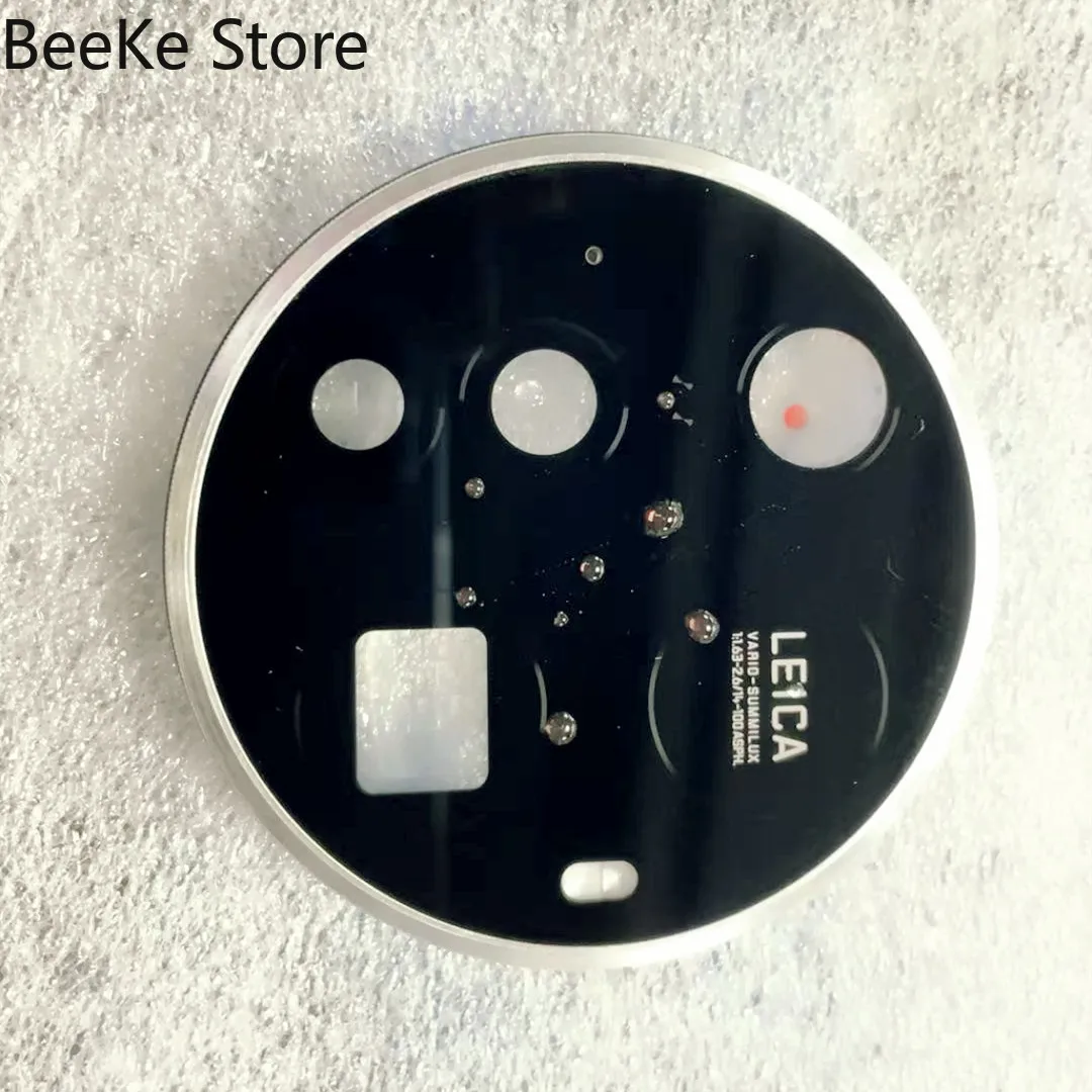 1Set Rear Lens Glass + Frame Bezel Holder For Xiaomi 15 Ultra 5G Back Camera Glass Lens Mi 15ultra Replacement Spare Parts
