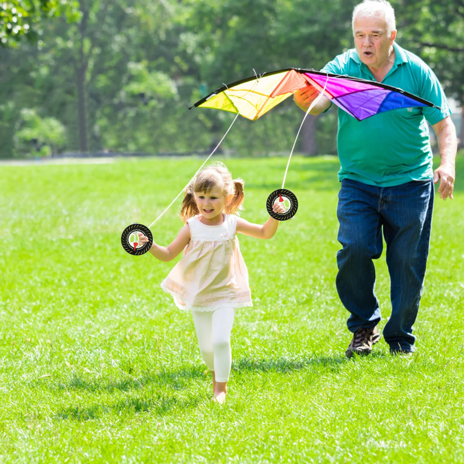 1 Peça de Enrolador de Pipa Leve e Portátil, Acessório para Esportes ao Ar Livre, Presente Ideal para Amigos, Para Aproveitar Finais de Semana Ensolarados com o Voo de Pipas