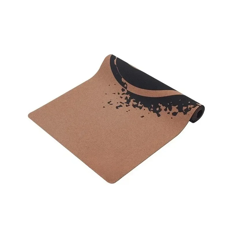 

Outdoor Sportif Cork Printed Yoga Mat Sports Slimming Natural Rubber Non-Slip Yoga Mat