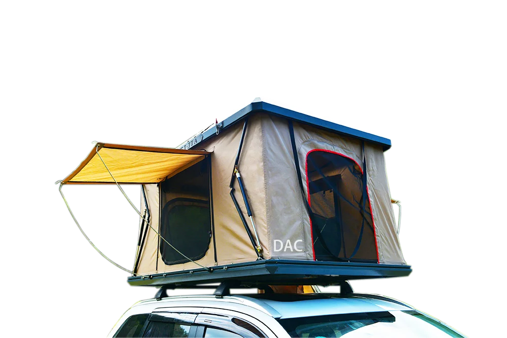 Waterproof Retractable Off-Road  Camping Car Roof Top Tent Suitable for Four Season