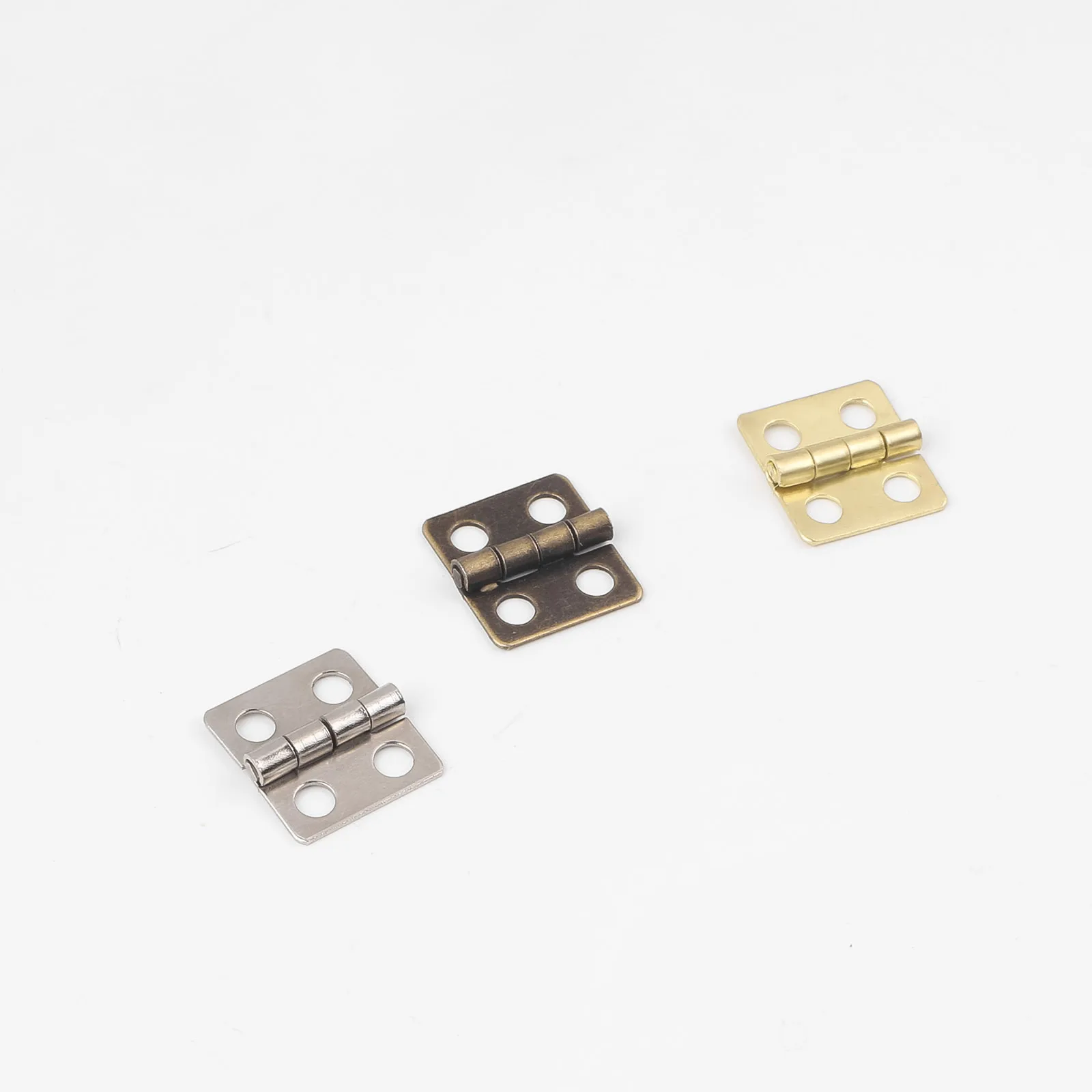 [12 * 13mm] Iron Copper-plated Gift Box Small Hinge Handicraft Hinge Less Than 1 Inch