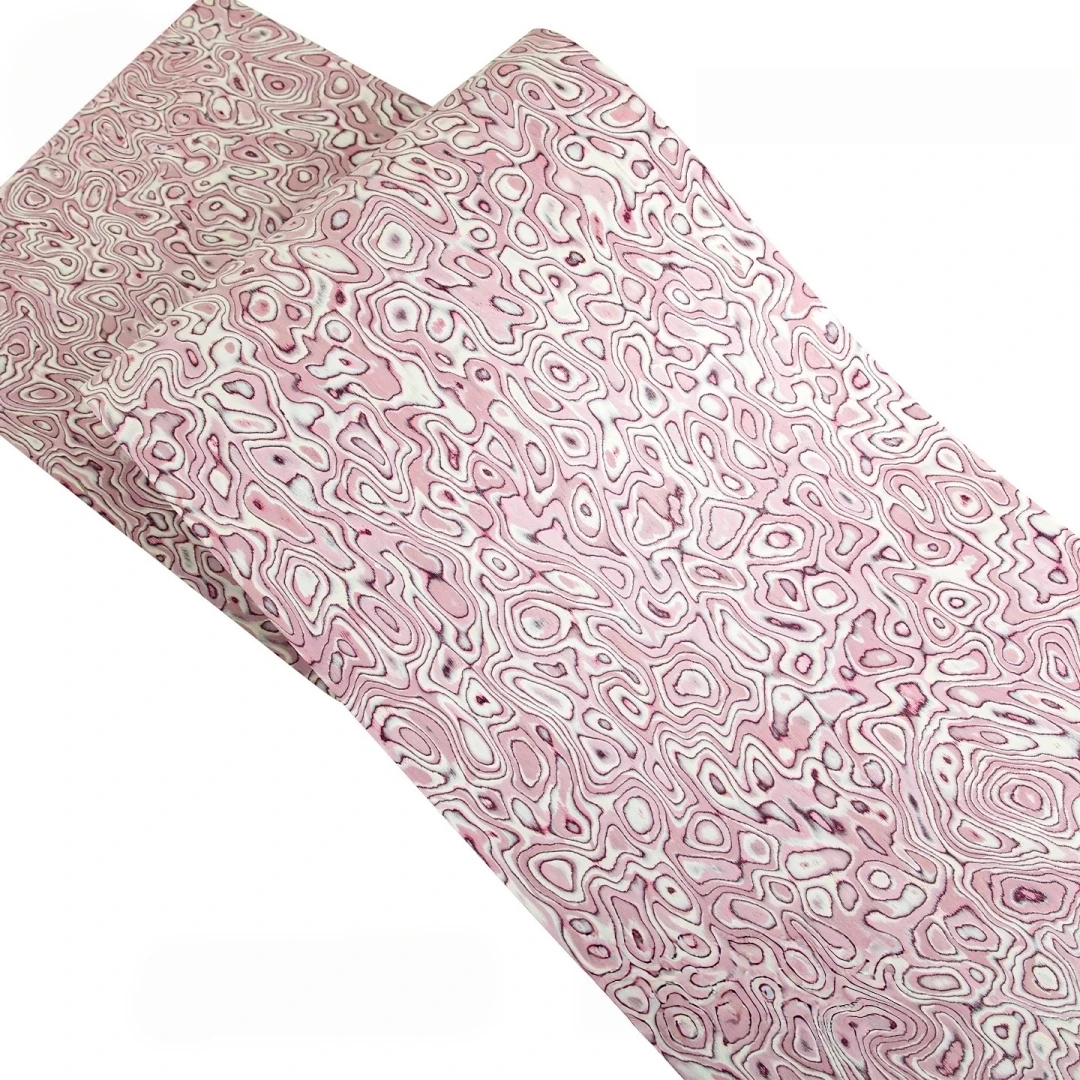 58x250cm Pink Burl Engineered Wood Veneer for Furniture Cabinets Renovation Interior Decorative Panel Design