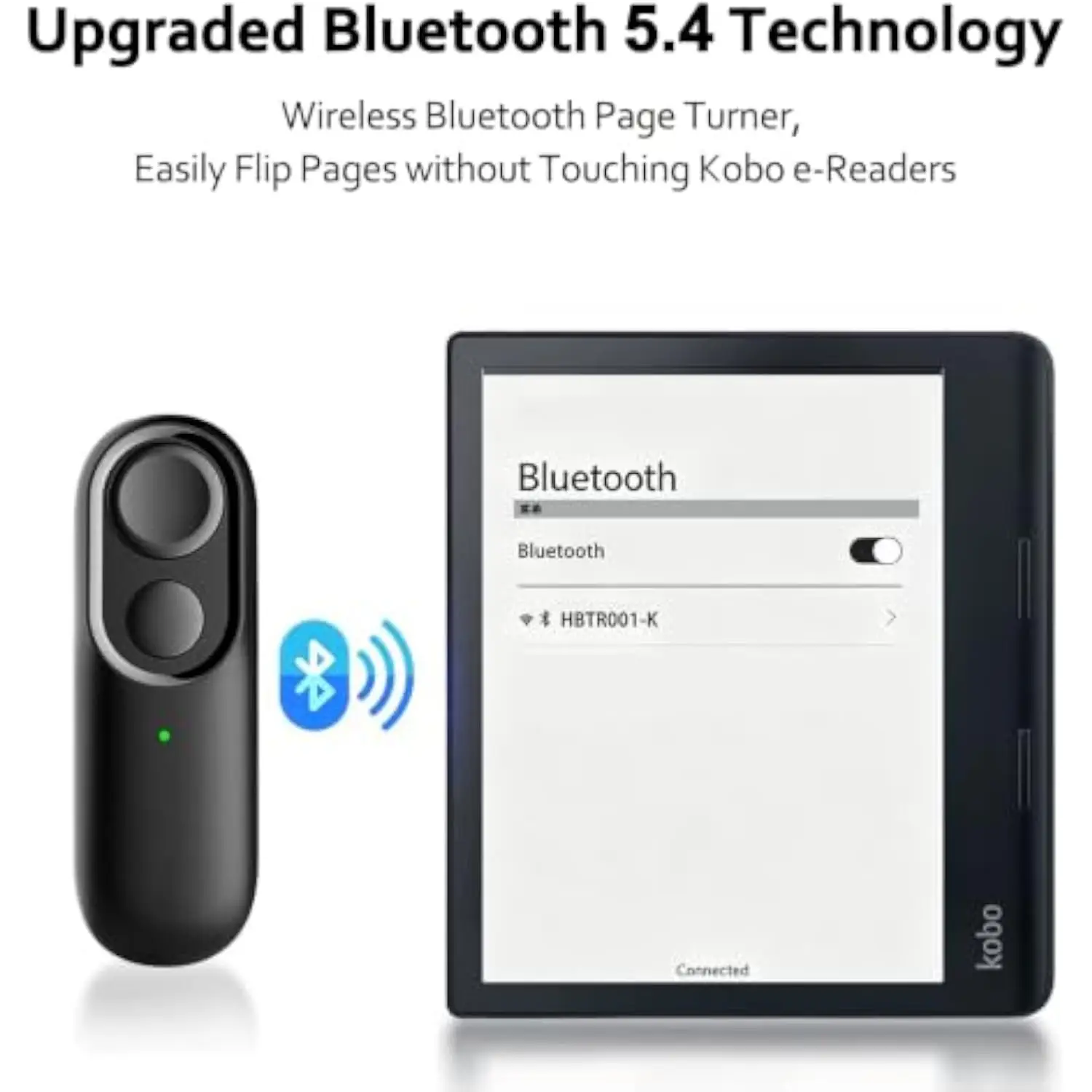 Remote Page Turner for Kobo e-Readers, Wireless Clicker Page Turner