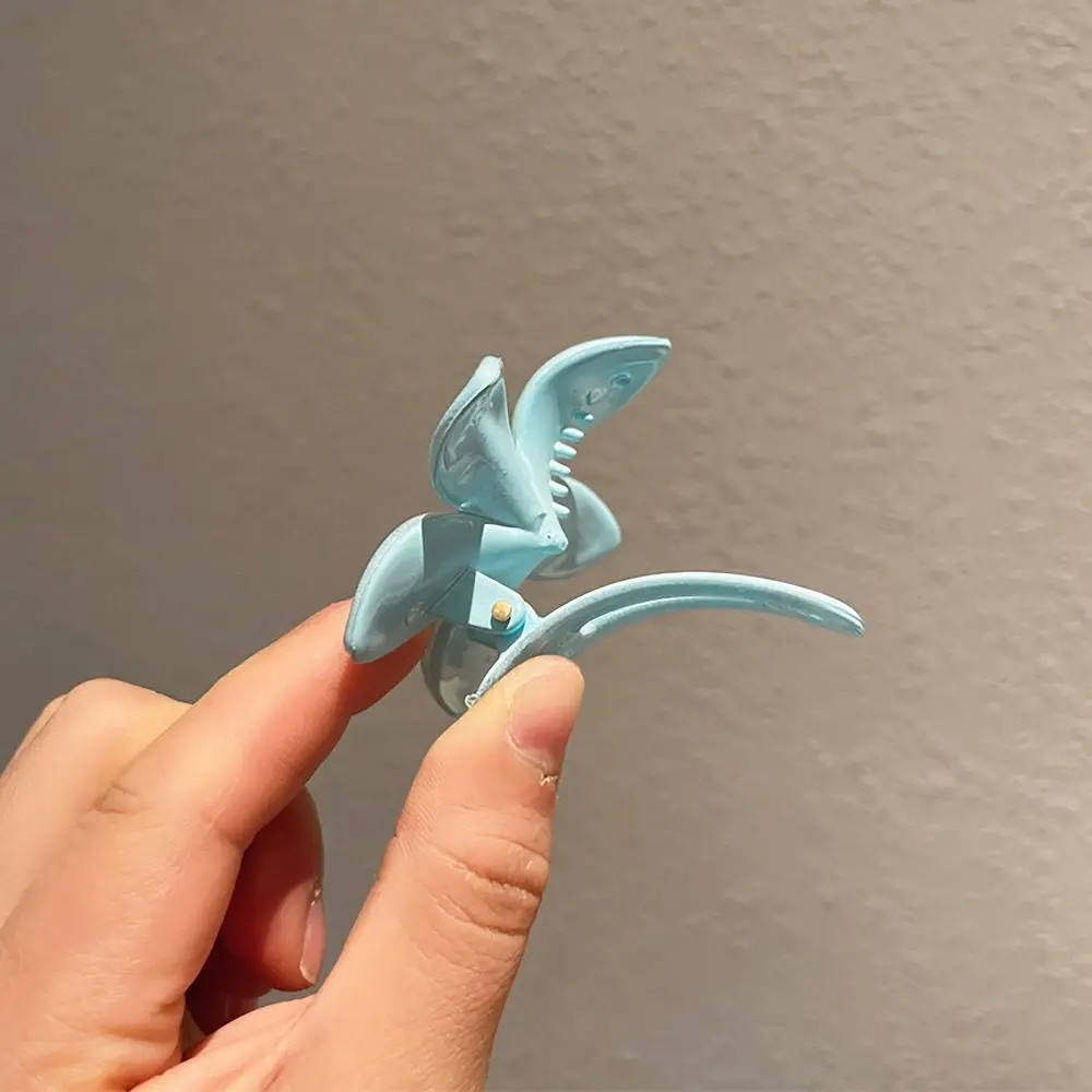 かわいい花のヘアクリップキャンディーカラーの髪飾りポニーテールクリップカモノハシクリップ女性