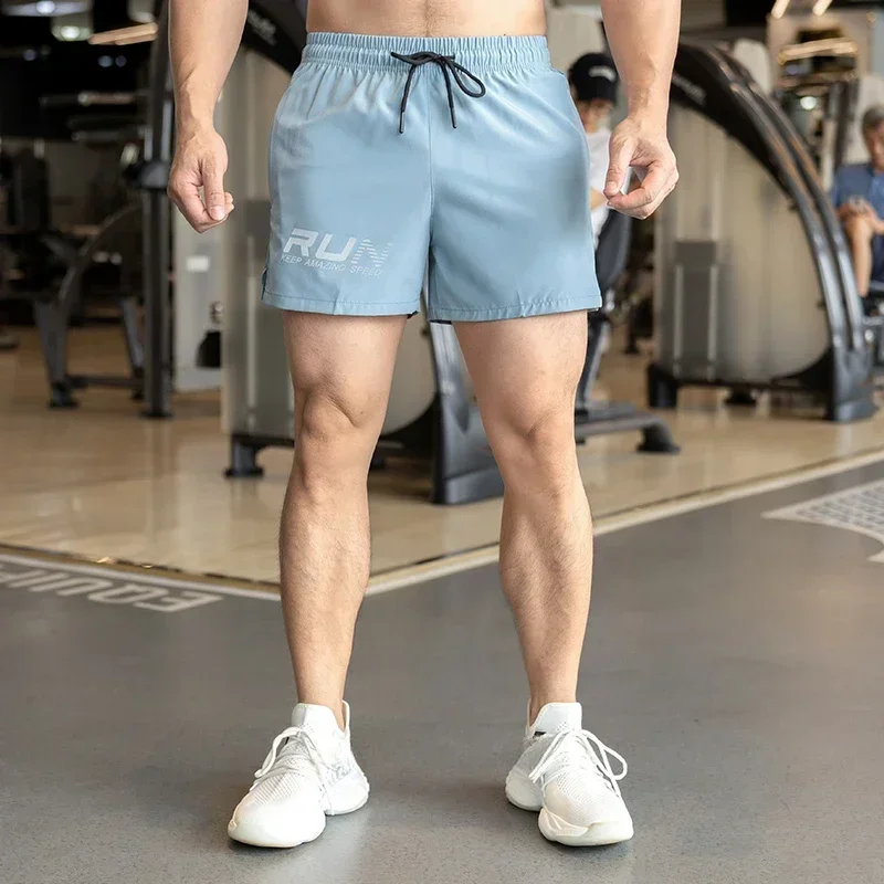 

Man Summer Gyms Workout Bottoms Fitness Sports Shorts Quick Dry Beach Pants Men Jogging Running Sportswear Sports Pants