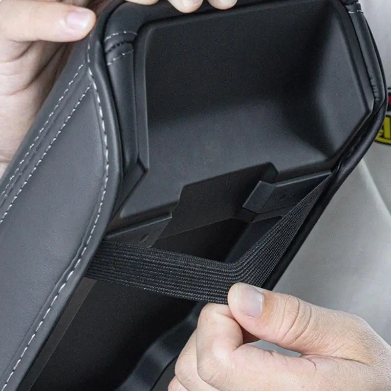 D5BE Quick Installation Center Console Leather Armrest Cover for 3 Y Juniper Interior Accessory Armrest Cover