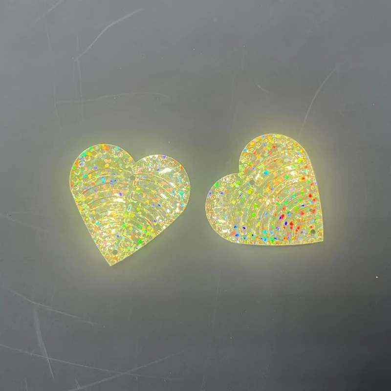 10g 45mm Laser Heart Shape Sequins Glitter Sequin Handmade DIY Paillettes Craft Jewelry Wedding Sewing Lentejuelas Accessories