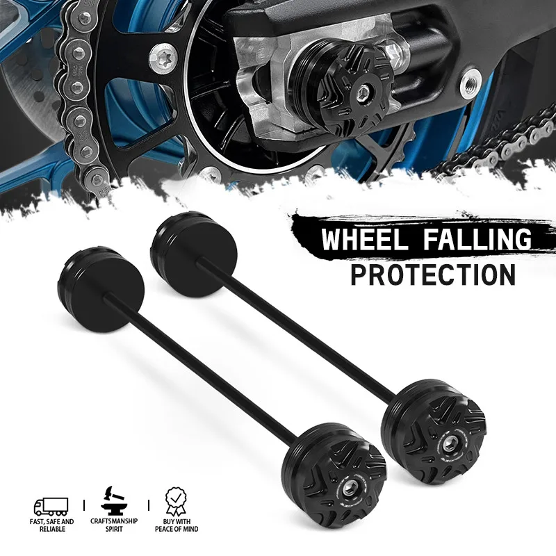 

NEW For F900XR F 900XR f900xr 2019-2025 Motorcycle Rear Front Axle Fork Crash Sliders Cap Wheel Falling Protector Pad Accessorie