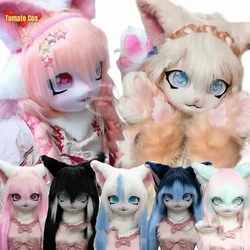 Fursuit Kigurumi Headset Furry Cosplay Costume Head Base Paws Tail Comiket Furries Rubbit Doll Cat Doll Kig Costume Animal