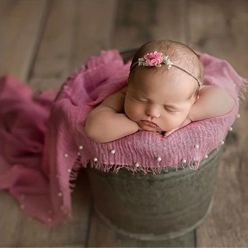 Baby Photoshoot Pearl Wrap Photo Studio Photography Prop Wrap Towel Newborn Photography Props Photo Props Accesorios Fotografia