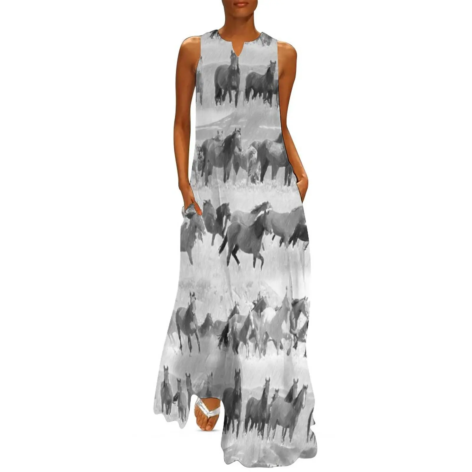 

Wild Mustangs 2 Long Dress woman dress dress dresses