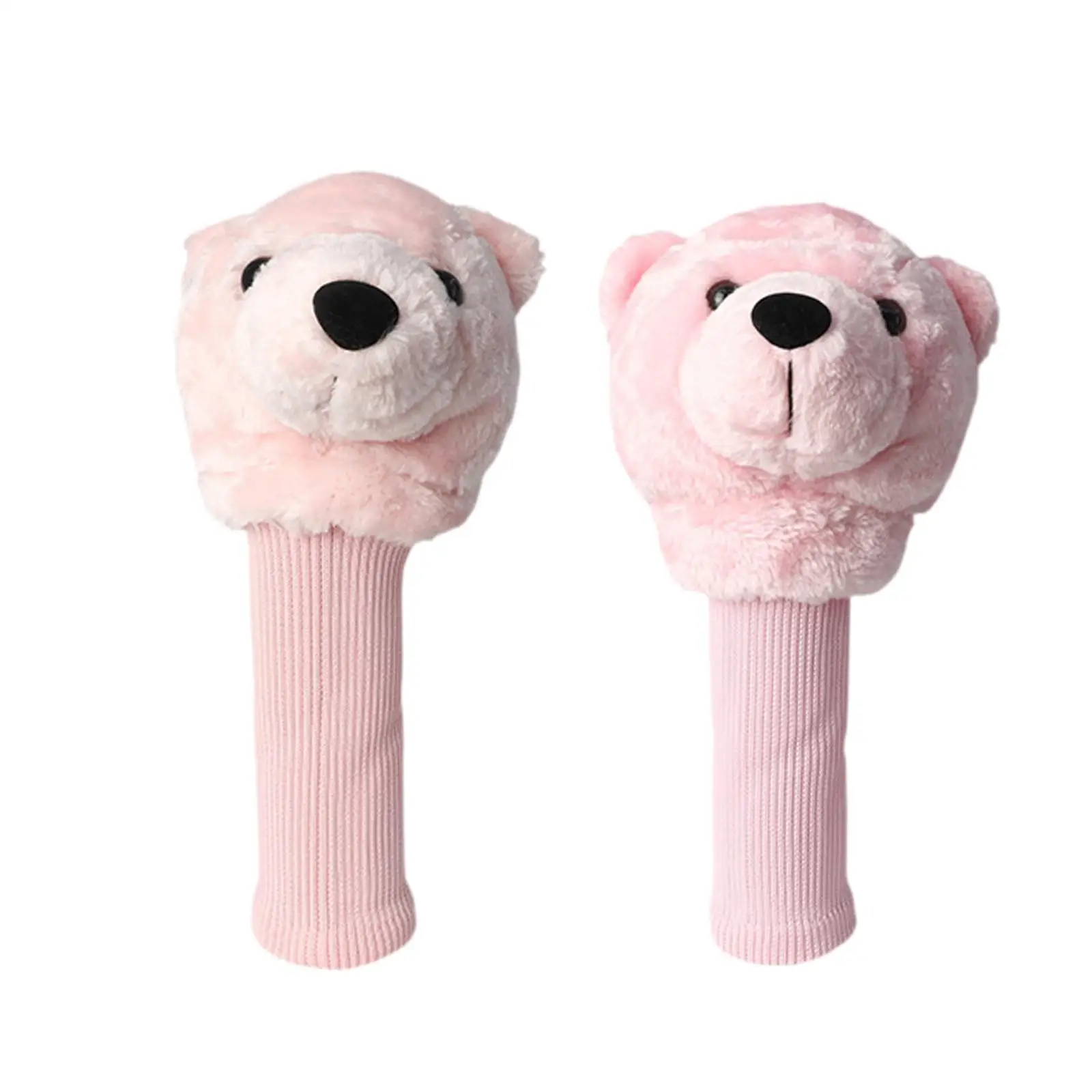 Bear Golf Wood Headcover Protective Sleeve Supplies Novelty Plush Golf Club Head Cover Protection for Training Sports Outdoor