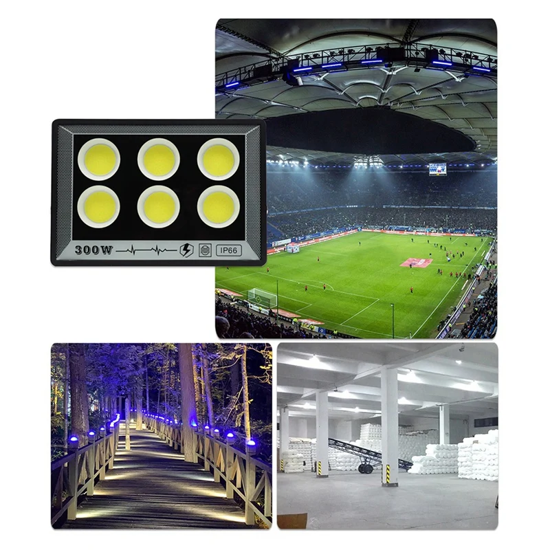 BAAG-LED Floodlight 300W 220V Spotlight IP65 โคมไฟกันน้ํา LED น้ําท่วมกลางแจ้ง Garden Street โคมไฟ