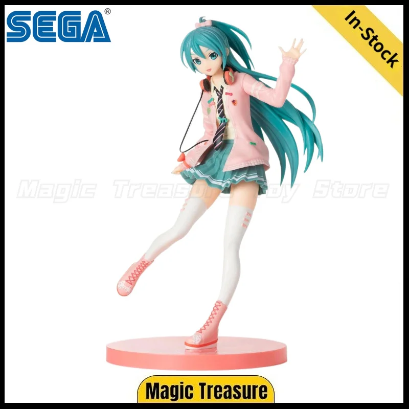 【in-stock】original-sega-spm-hatsune-miku-diva-project-arcade-future-tone-hatsune-miku-ribbon-girl-anime-figure