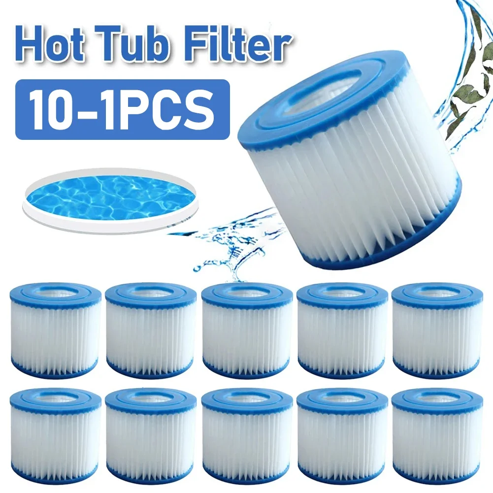 Type VI Pool Filter Replacement Swimming Pool Filter for Flowclear Size VI Filter Cartridge Lay-Z-Spa for Intex Filter