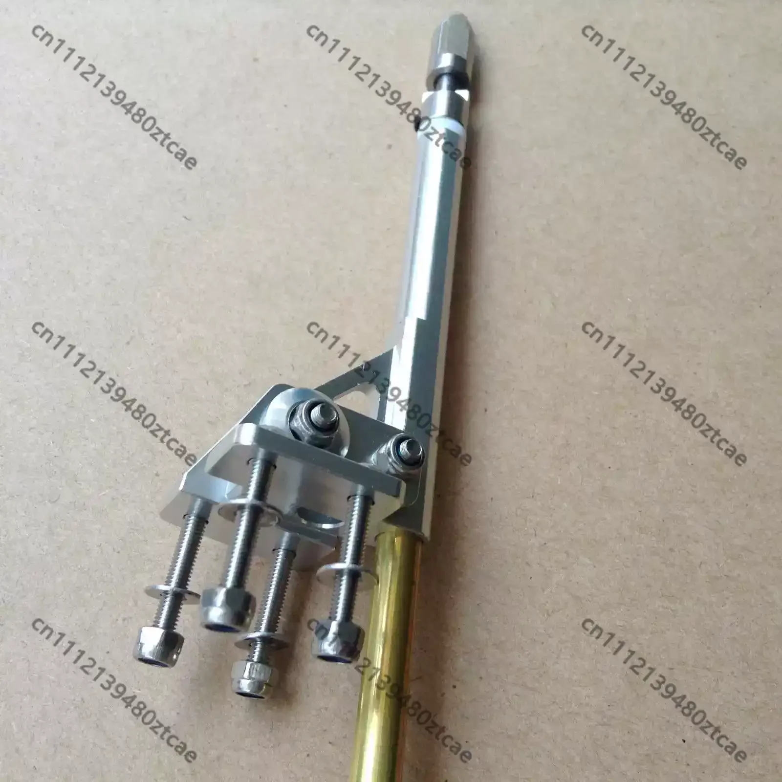 4mm Mouse‑Tail Shaft Support Frame 70mm Length + 400mm Length 4mm Flexible Shaft Kit For RC Model Boat