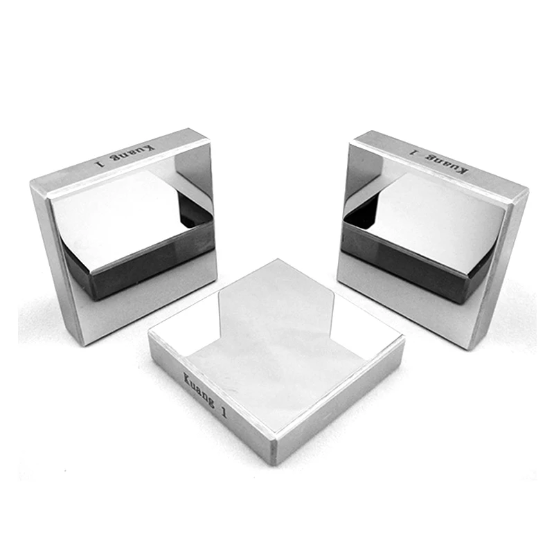 Bloque de dureza Rockwell estándar americano ASTM, 88-92HR15N HR30N HR45N 54-72HR45T50X50X10mm utilizado para pruebas de calibración Rockwell