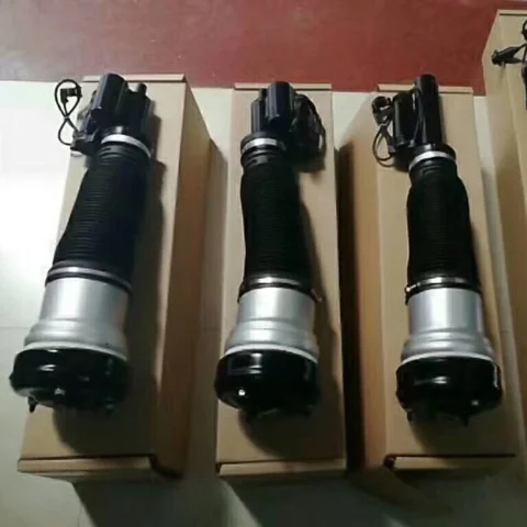 Front and rear air suspension, air shock absorption, original German accessories