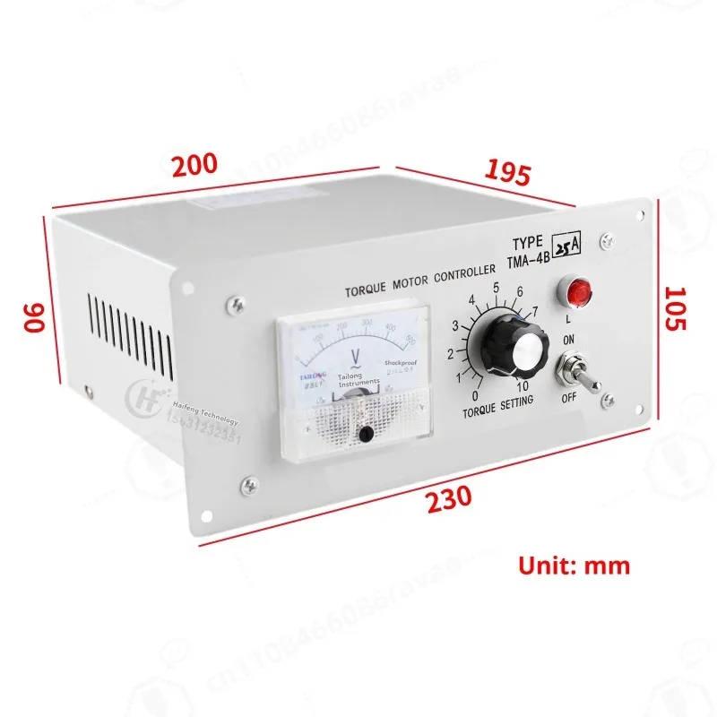 TMA-4B Torque Motor Controller, Speed Regulator Torque Motor Controller 20 25 40 Precision Type