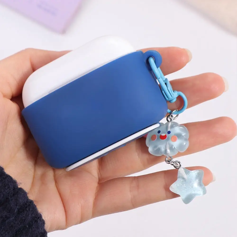 Cute Star Starry Clouds Keychain Korean Style Resin Fine Flicker Bag Accessories Student