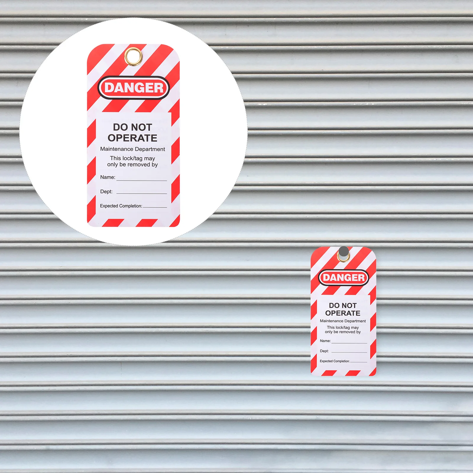 

10 Pcs Warning Tags Do Not Operate Equipment Tags Equipment Repair Sturdy Material Danger Workshop Factory