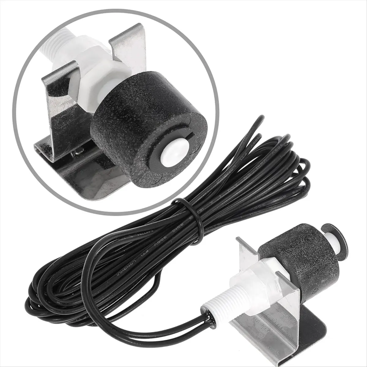 POPULAR-2Pcs SS3 Float Switch Condensate Overflow Safe-T-Switch Replace 97647 for HVAC Drain Pan Condensate view 5