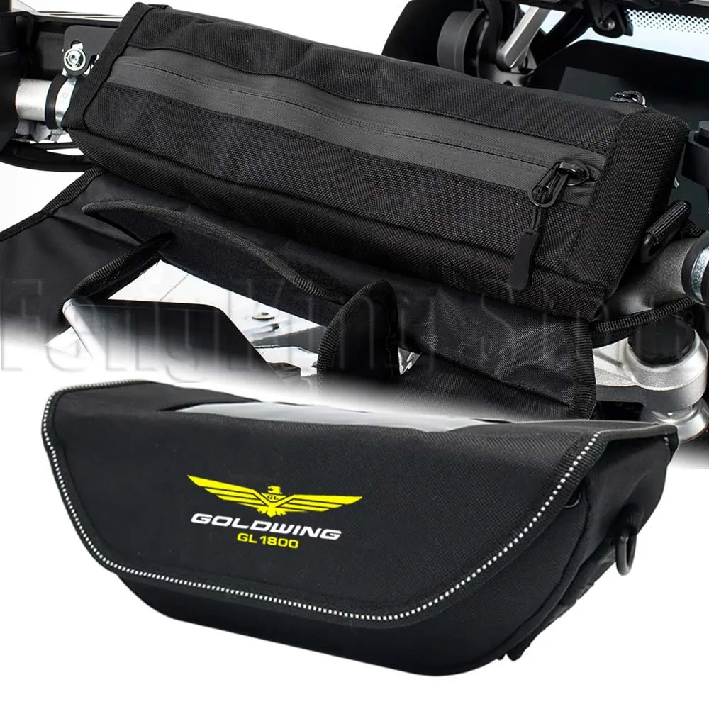 

for Honda Goldwing GL1800 2018-2023 Goldwing 1500/1200 Motorcycle Handlebar bag waterproof handlebar travel navigation bag