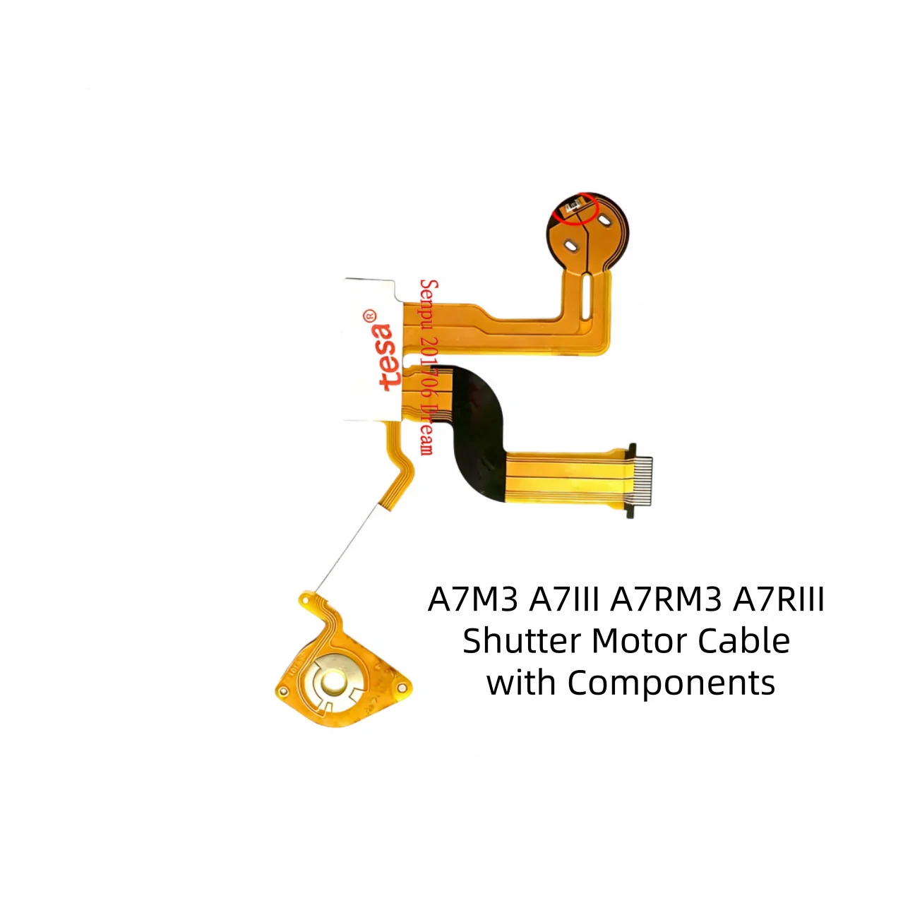 For Sony A7M3 A7III A7RM3 A7RIII Shutter Motor Flex Cable With Electronic Components Camera