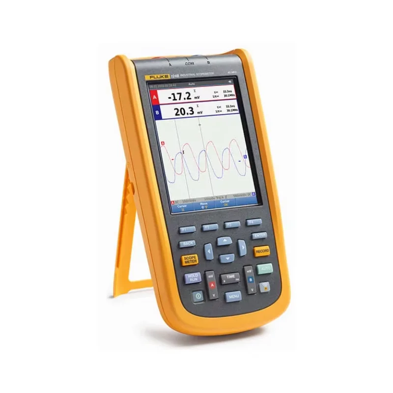 124B Industrial ScopeMeter Hand-Held Oscilloscope, 40 MHz