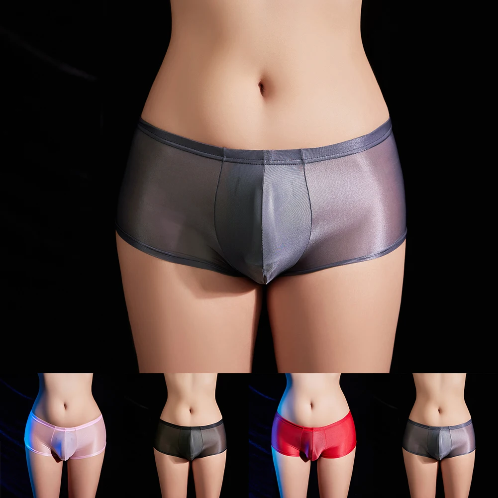 Alle seizoenen heren ondergoed boxershorts stretch ademend comfortabel glanzend onderbroek lichtgewicht lingerie naadloos