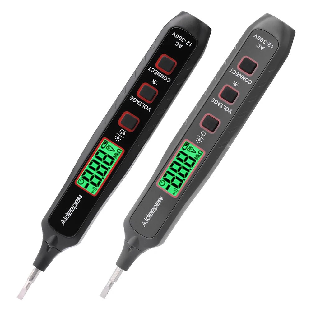 Multímetro Digital tipo Caneta Ac12300v Voltage Tester Ntelligent Medidor de Corrente Profissional Sensor Voltímetro sem Contato