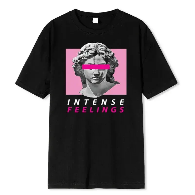 Intense Feelings Funny Hot Sale T Shirt Men Fashion Soft Clothing Summer Breath