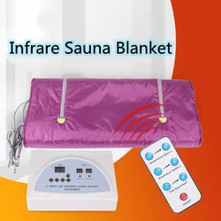 Professional Infrare Sauna Blanket for Weight Loss and Detox Fitness Slimming Sauna Heating Blanket with 50pcs Plastic Bag Home