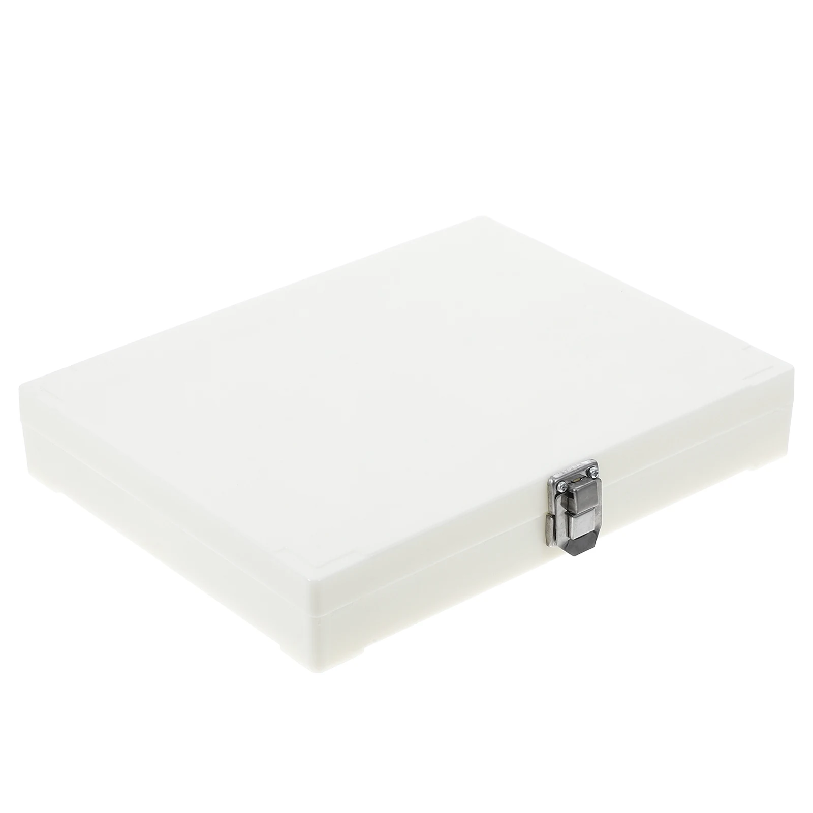 

100-Slot Microscope High Capacity Plastic and Stainless Steel Specimen Storage Case for Lab Use Specimen Box