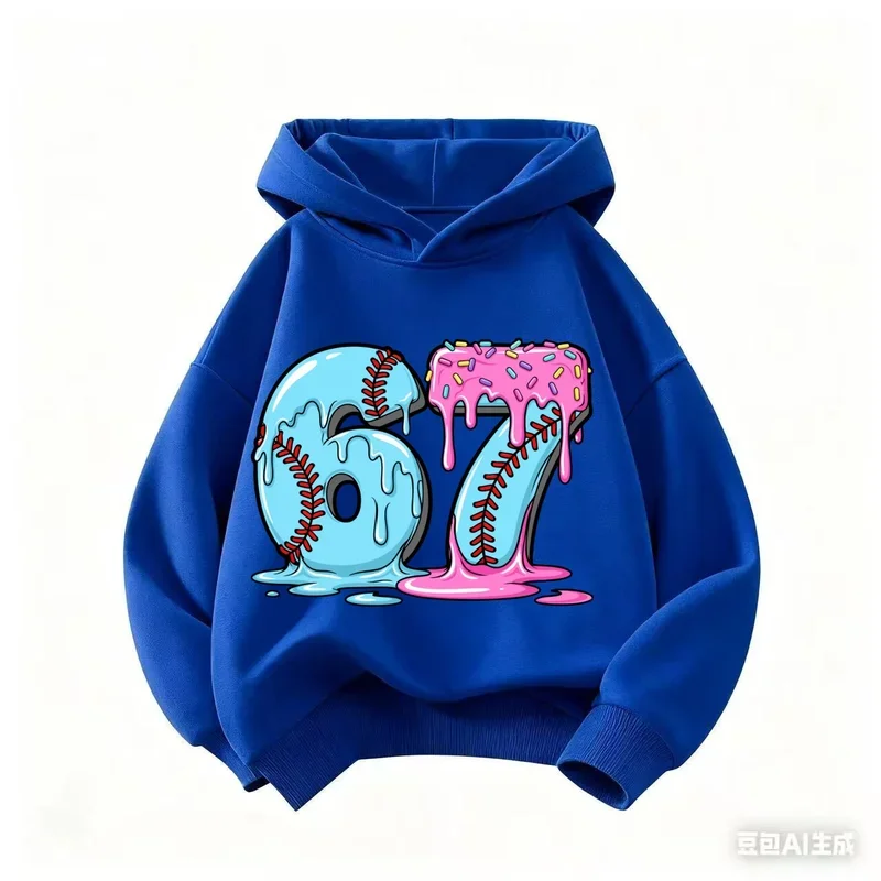 67 ستة سبعة ملابس Rouba a BrainRot كارتون بنات بوي هوديي الإيطالية Brainrot البلوز الاطفال الكورية بلوزات على الموضة الفتيات