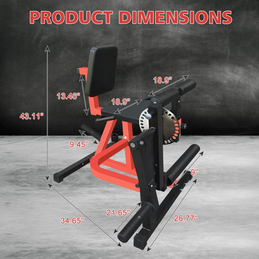 Home Gym Leg Extension - Verstelbare beenextensie- en curlmachine, zware uitvoering
