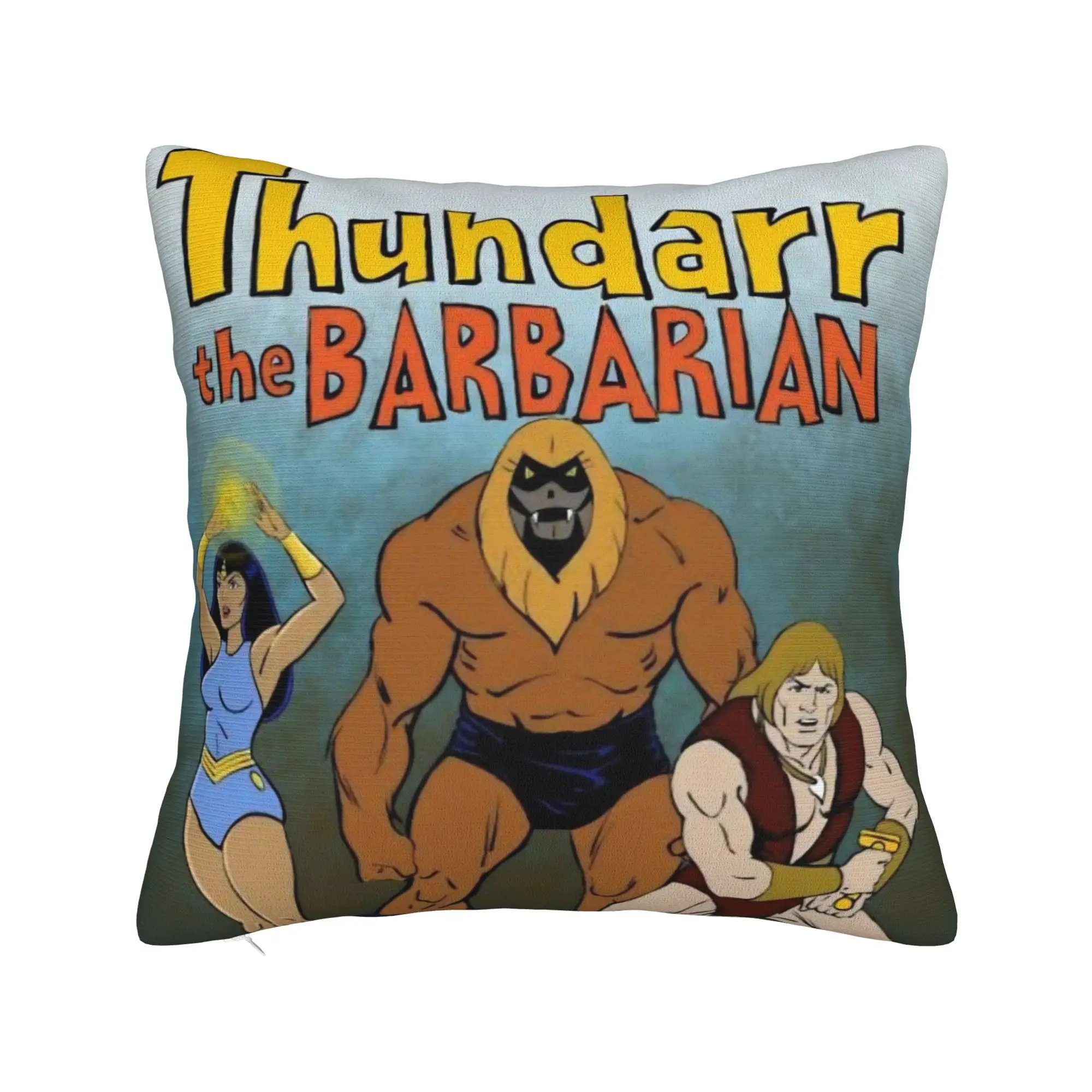 Decorative Pillow Cover Thundarr The Barbarian Accessories Seat  Pillow Case Cover Zipper Multi-Size