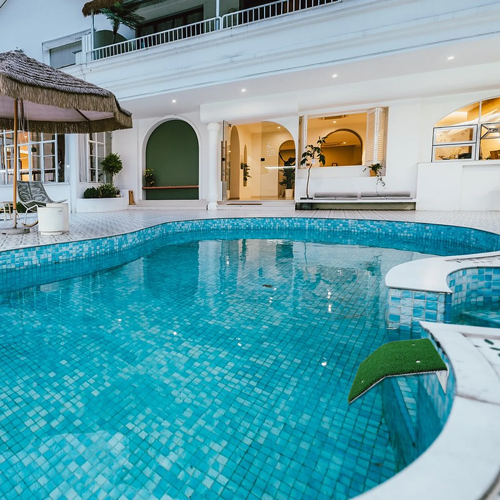 

3Pcs Pool Animal Escape Ramp Portable Compact Design Pet Pool Exit Ramp for Cats Dogs Reptiles Swimming Pools Ponds